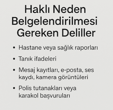 Boşanmada Terk Sayılmayan Haklı Nedenler